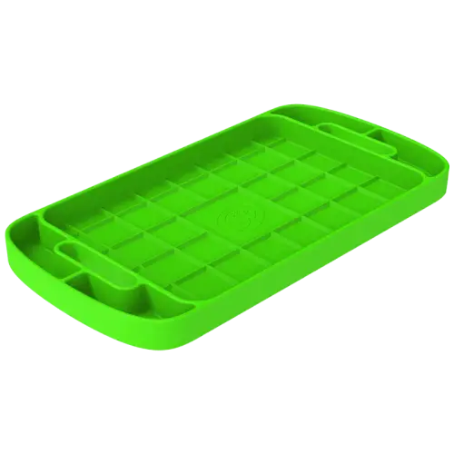S&B Silicone Tool Tray, Flexible, Lime Green Large