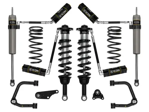 Icon 1.25-3" Lift, Suspension System, Billet, Overland Rear Springs for Toyota (2024-25) Tacoma (Stage 4)