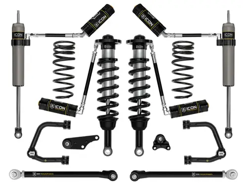 Icon 1.25-3" Lift, Suspension System, Tubular, Overland Rear Springs for Toyota (2024-25) Tacoma (Stage 7)