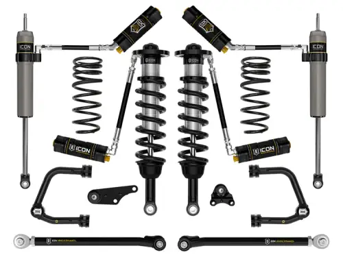 Icon 1.25-3" Lift, Suspension System, Tubular, Overland Rear Springs for Toyota (2024-25) Tacoma (Stage 8)