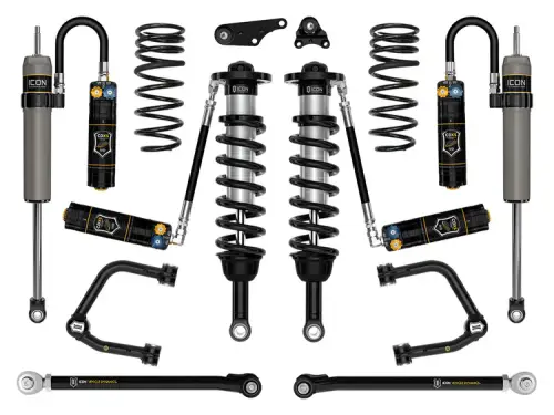 Icon 1.25-3" Lift, Suspension System, Tubular, Overland Rear Springs for Toyota (2024-25) Tacoma (Stage 9)