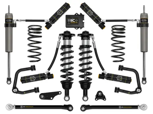 Icon 1.25-3" Lift, Suspension System, Tubular, Overland Rear Springs for Toyota (2024-25) Tacoma (Stage 10)