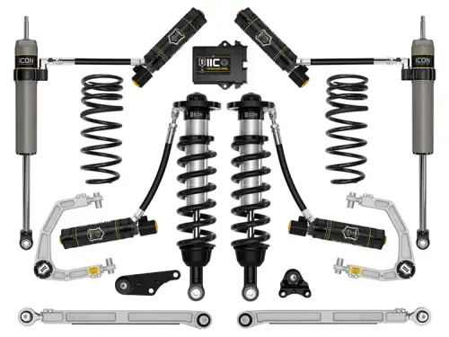 Icon 1.25-3" Lift, Suspension System, Billet, Overland Rear Springs for Toyota (2024-25) Tacoma (Stage 10)