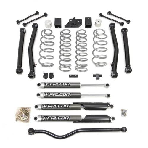 ReadyLIFT 3.5'' Terrain Flex 4-Arm Kit for Jeep (2018-25) JL Wrangler (w/ Falcon 2.1 Monotube Shocks)