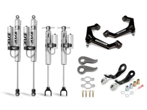 Cognito Motorsports 3-Inch Premier Leveling Kit for Chevy/GMC (2011-19) 2500/3500 2WD/4WD, w/ Fox PSRR 2.0 Shocks