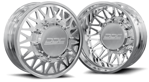 DDC Dually Wheels The Mesh Forged 20x8.25 8x200 Polished 05-25 Ford F-350 11-14 Ford F-450 19-23 Ram 19-25 3500