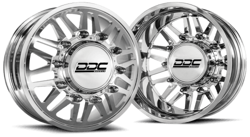 DDC Dually Wheels Aftermath Polished 22X8.25 8X200 F-350 05-25 F-450 11-14 19-25 Ram 3500