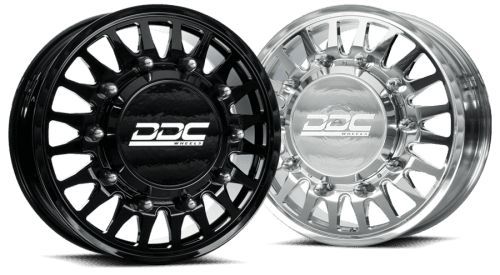 DDC Dually Wheels The Spoke Forged 20x8.25 10x225 Gloss Black 05-10 Ford 15-25 F-450/F-550 Dodge Ram 08-25 4500/5500