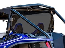 SuperATV Rear Windshield for Honda (2019-24) Talon 1000X (Standard Polycarbonate- Dart Tint)